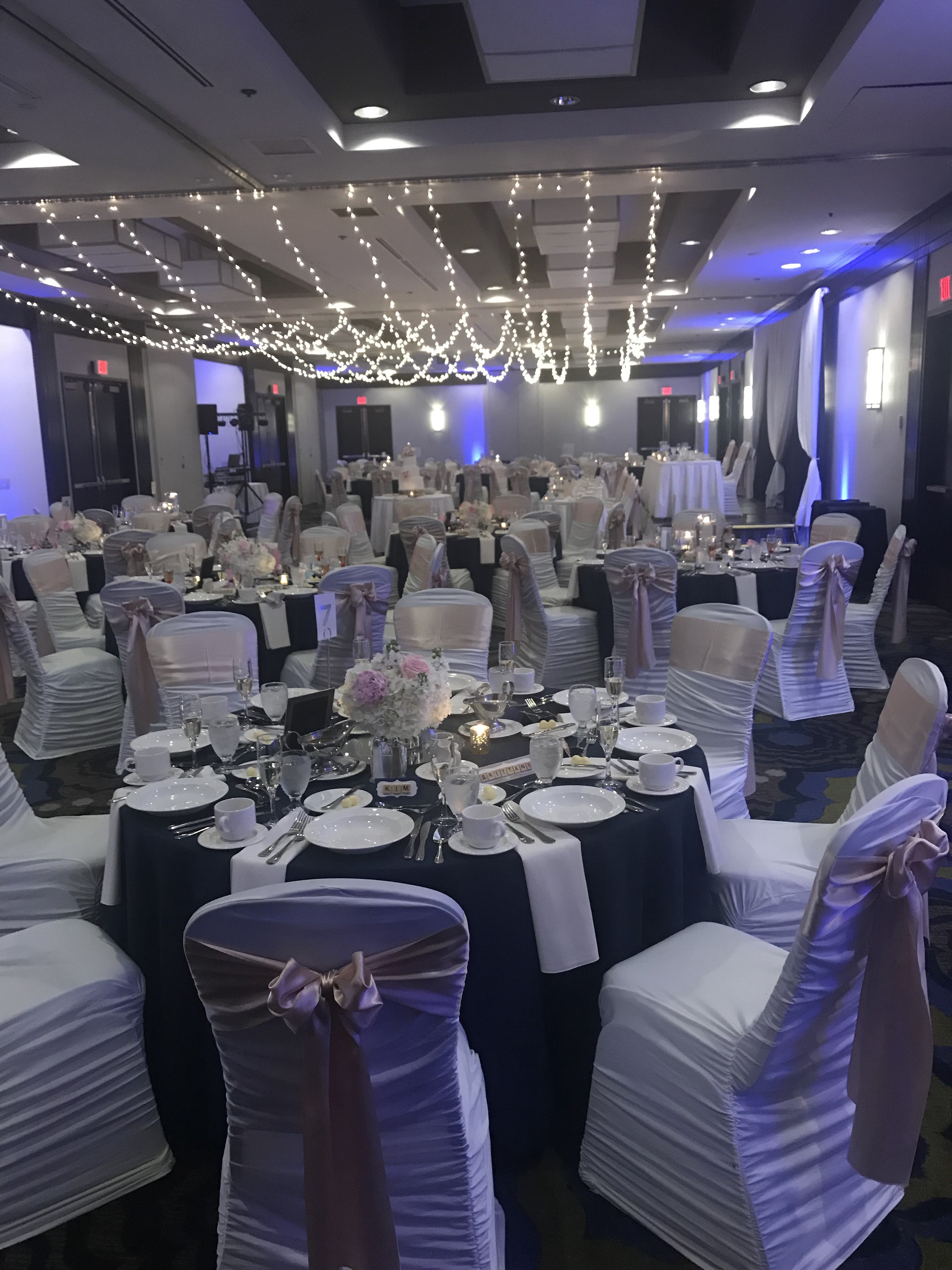 Wedding Venue Event Space with Stringed Lights